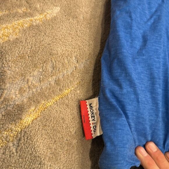 VTG Disney Reversible Sweatshirt AOP Donald Duck Mickey Mouse Puffer M / L Adult - Picture 5 of 12